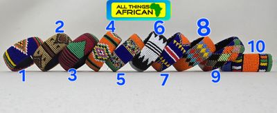 Open-End Beaded Bracelets – Handcrafted African Art | Unique Adjustable Designs - Kathetha