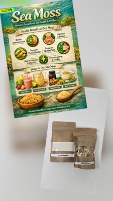 🌱 SEA MOSS WELLNESS BUNDLE – £21 (BEST DEAL)