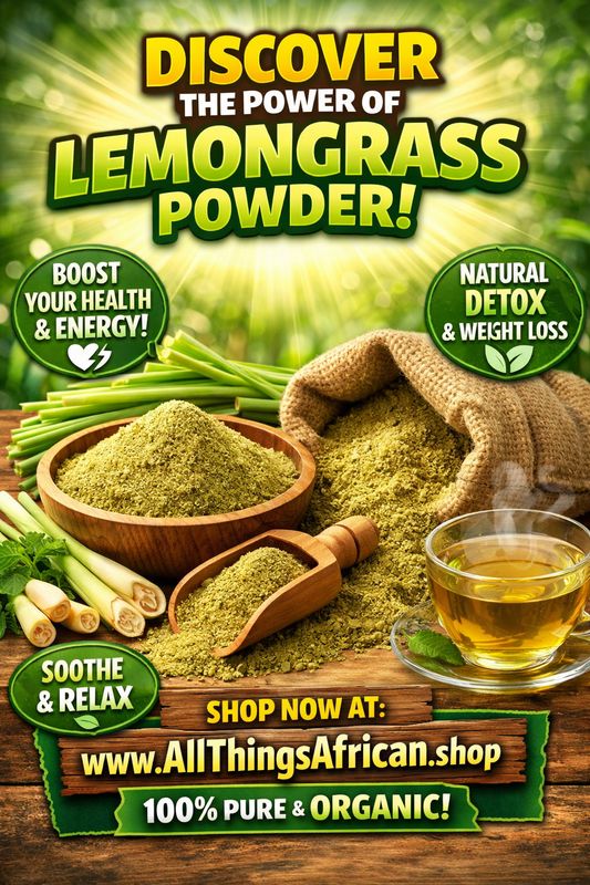 🌱 Premium African Lemongrass Powder – Special Offer