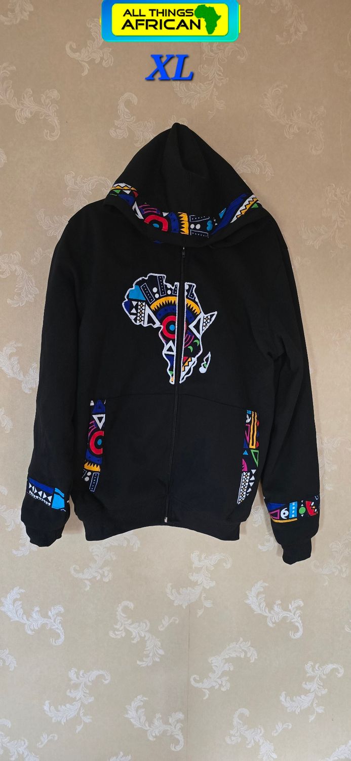 Bold Africa Unique very Warm Hoodie – Unisex | XL | Black| Custom Colors Available -  Laheni