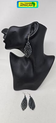 Handmade painted Cow horn Earrings - Chareo