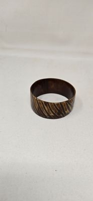 Handcrafted Horn Bangle (8cm) – Unique One-Off Piece | Ethical African Art - Kabare