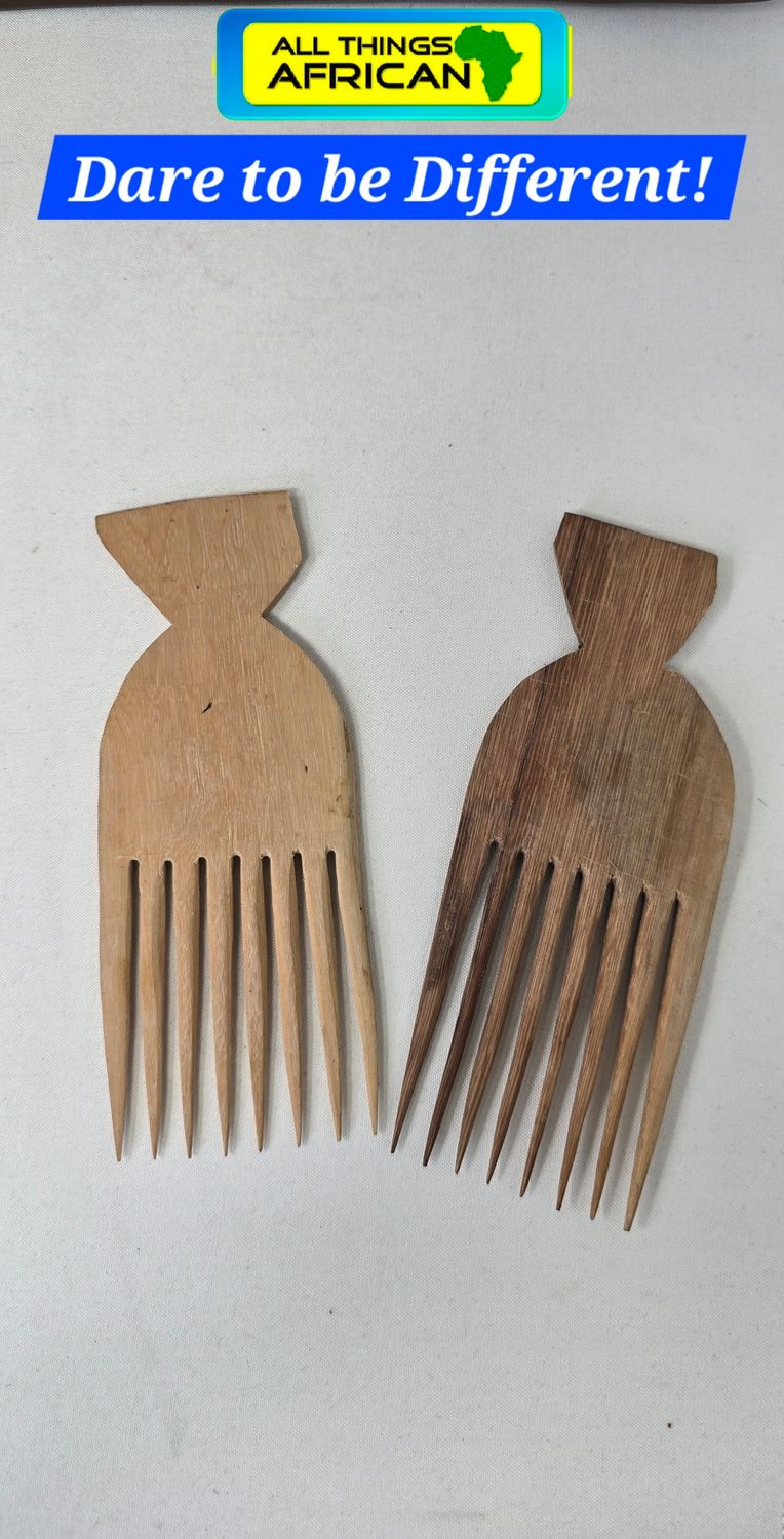 Handcrafted African Wooden Hair Combs – Support the Maker
