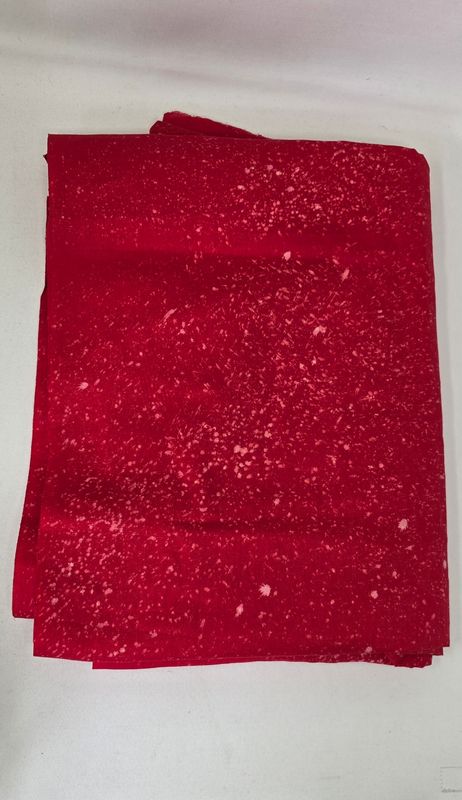 Crimson Galaxy Batiki – 100% Cotton African Fabric