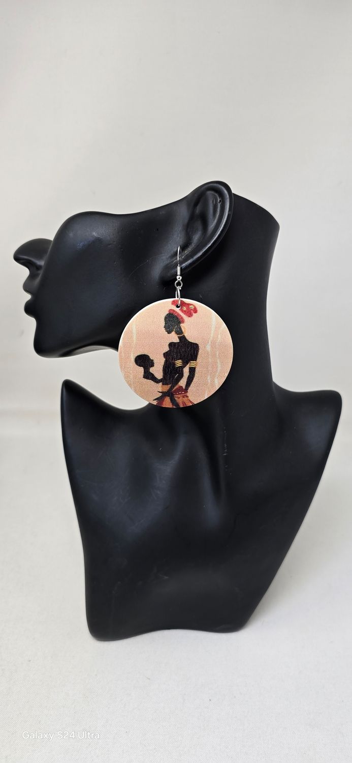 Mama na Mwana Earrings - Kandishe