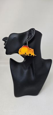 African Map Earrings - Jesoni