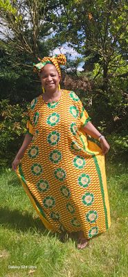Free Size Dress Free Shawl - Kijora Collection - Kaleni