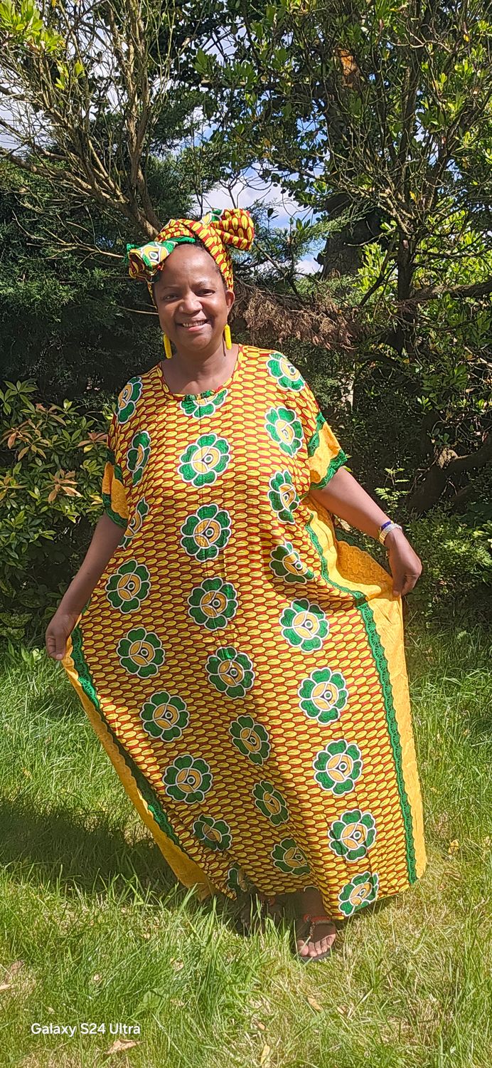 Free Size Dress Free Shawl - Kijora Collection - Kaleni
