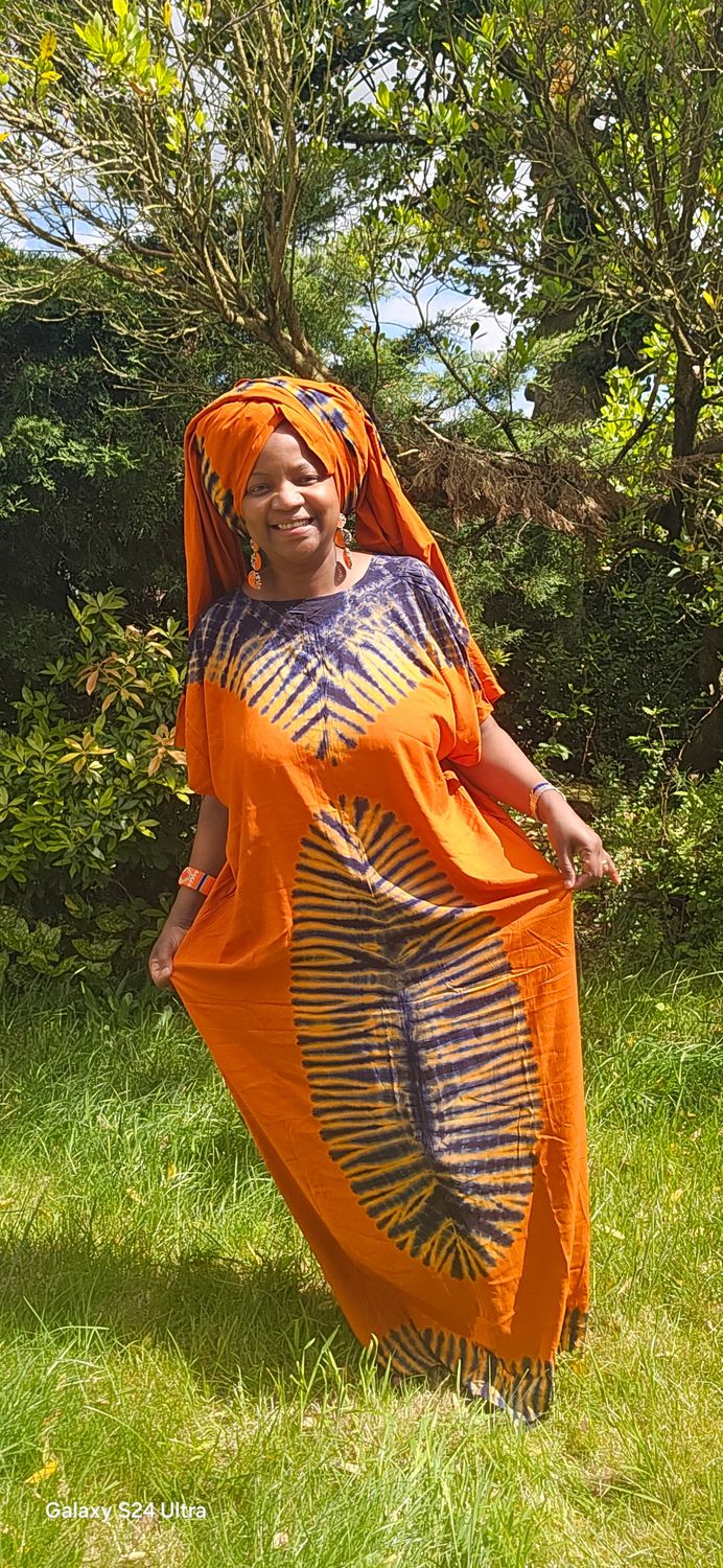 Free Size Dress Free Shawl - Kijora Collection - Sakina