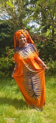 Free Size Dress Free Shawl - Kijora Collection - Sakina
