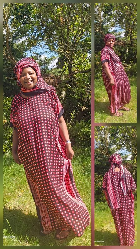 Free Size Dress Free Shawl - Kijora Collection - Kisutu Zuchu