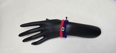 Handmade Haitian Beaded Adjustable Bracelet | Authentic Artisan Jewellery | Fair Trade Gift