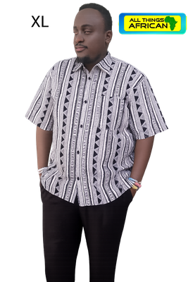 Maker PaT Design African Print Men's Shirt – XL – Handmade | £35 - Sava