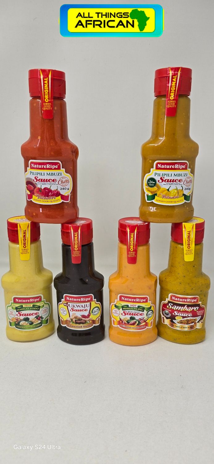 Authentic Tanzanian Sauces Collection | 6 Premium African Sauces | All Things African UK