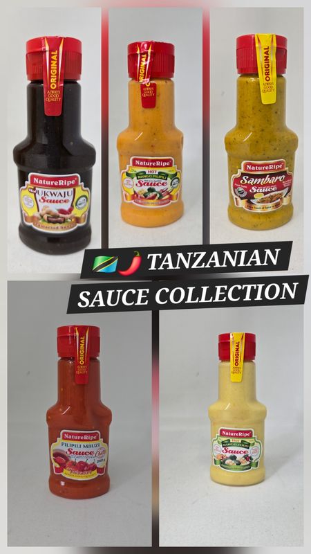 Authentic Tanzanian Sauces Collection | 5 Premium African Sauces | All Things African UK