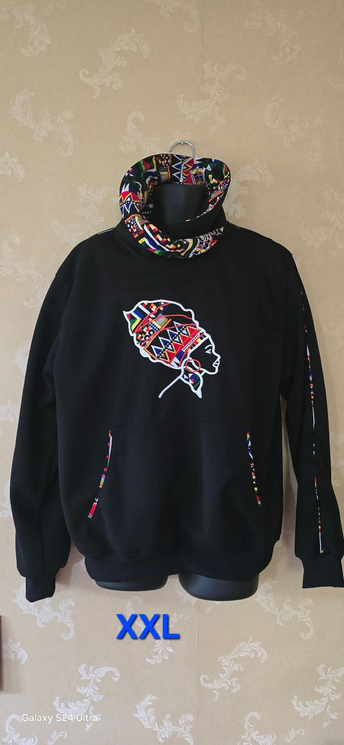 Bold Africa Unique very Warm Snoodie – Unisex | 2XL | Black| Custom Colours Available -  Vakwela