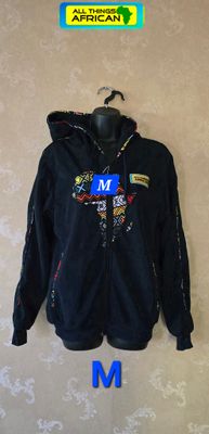 🌍🖤 African Heritage Statement Hoodie Jacket – Size M | £75 - Zaliva