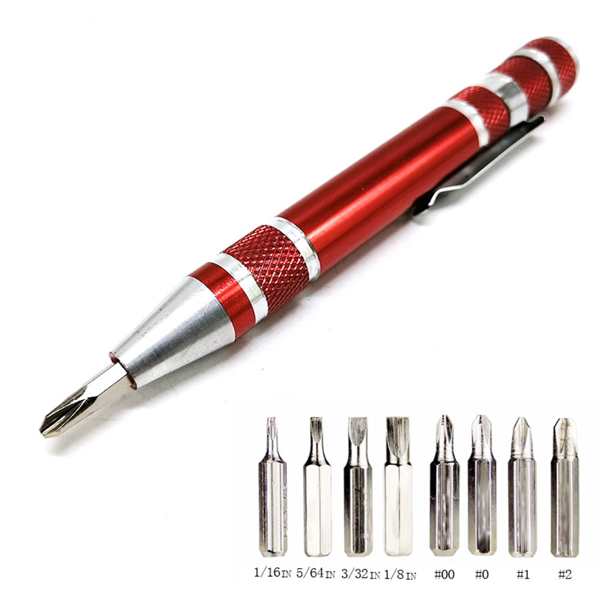 Mini Screwdriver 8-in-1 pocket pen