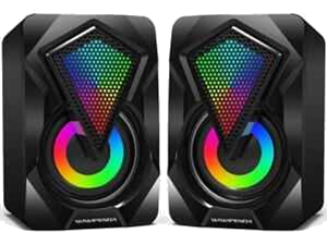 USB Wired LED Desktop Speakers