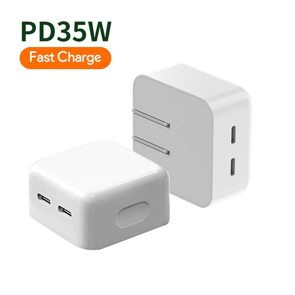 35W Dual USB-C Port Power Adapter