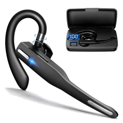 Single Ear Bluetooth Wireless Headset With Charging Case