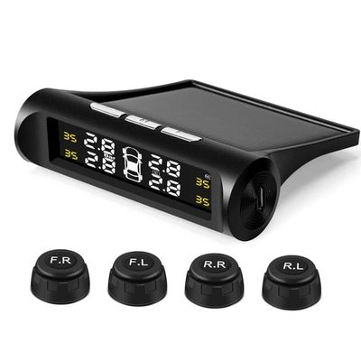 Solar Power TPMS Car Tyre Pressure Alarm Monitor System