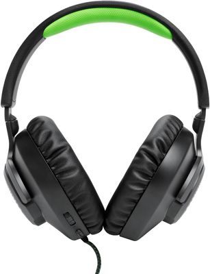 JBL Quantum 100X - Wired Over-Ear Gaming Headset with a Detachable mic, QuantumSOUND Signature, Memory Foam Comfort, Compatible with Windows Sonic Surround Sound (Black)