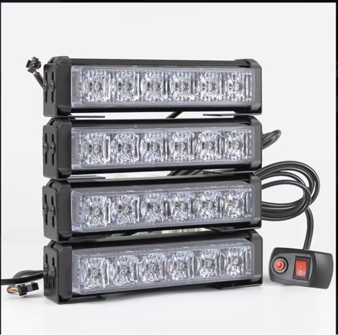 4 in 1 LED 12/24v Strobe Flashing Emergency Hazard Light Bar