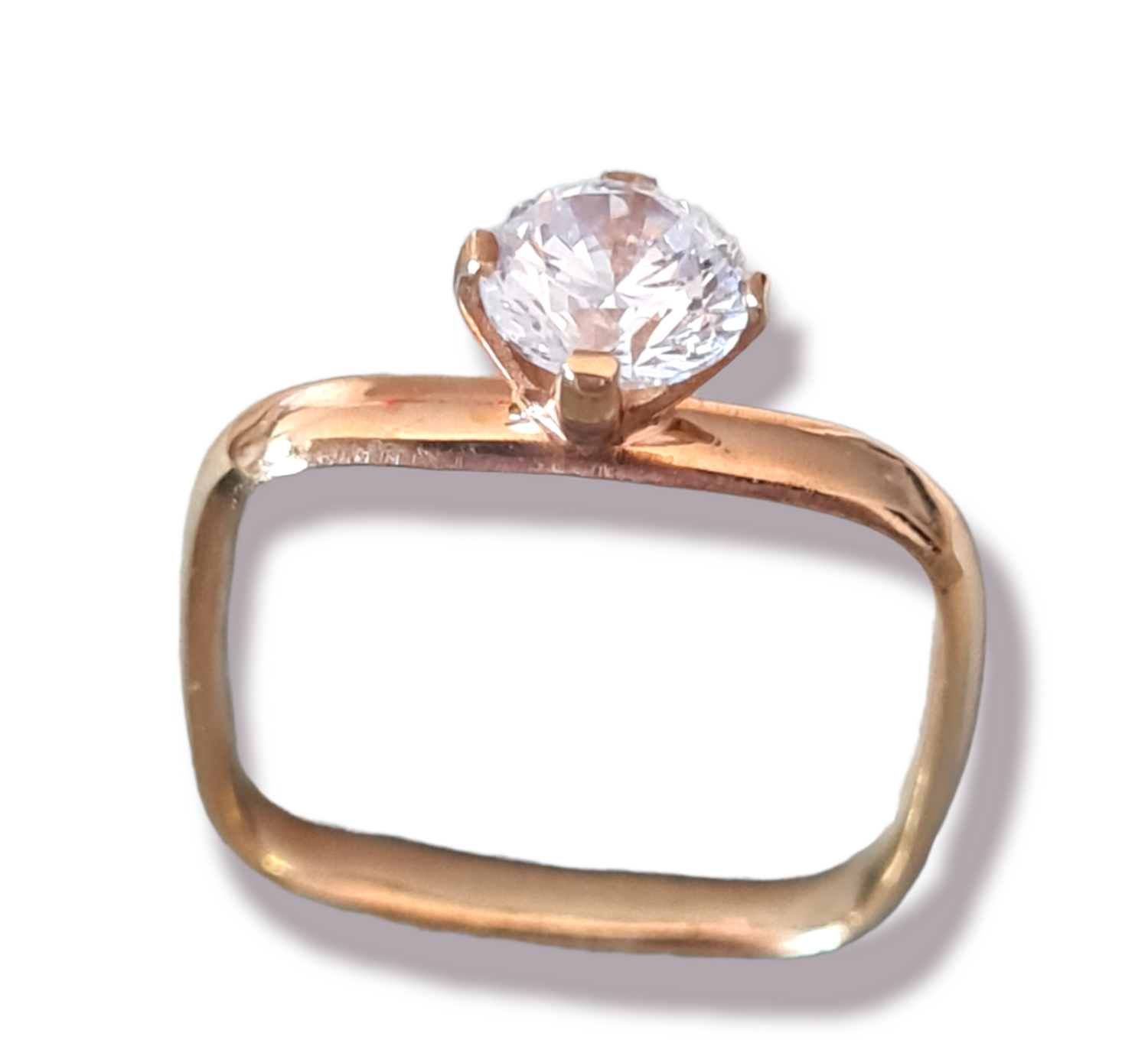 ANELLO SINGLE SHINE DIAMOND GOLD
