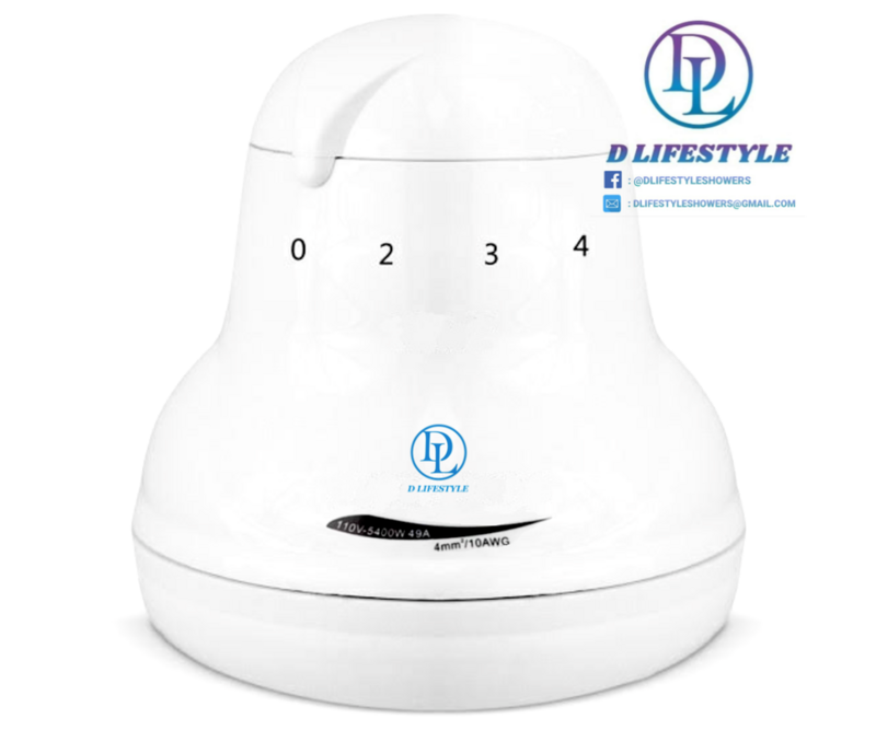 D Lifestyle Instant Heat Shower + Arm 4 Temperature