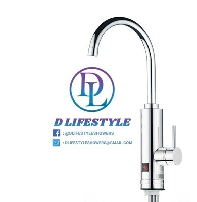 D Lifestyle Instant Heat Kitchen Tap (Chrome Plated)