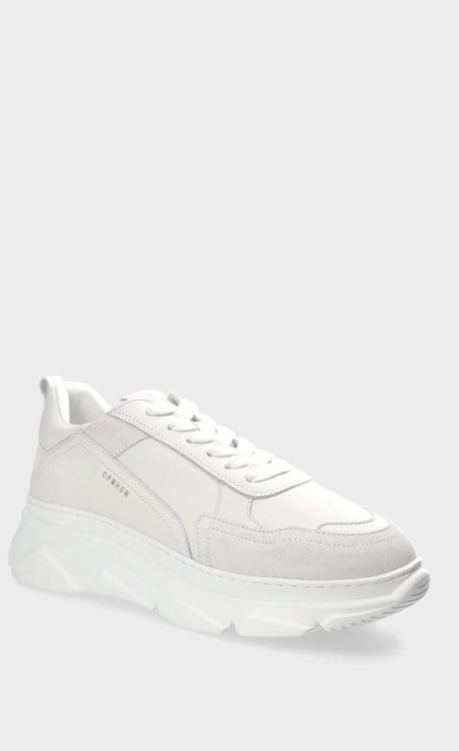 Basket Copenhagen Leather mix White