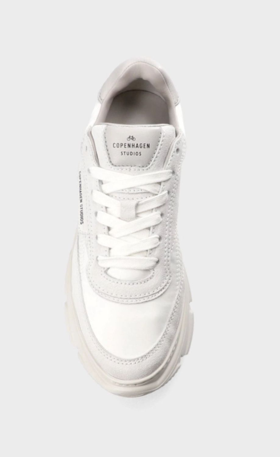 Basket Copenhagen CPH56 material mix off White