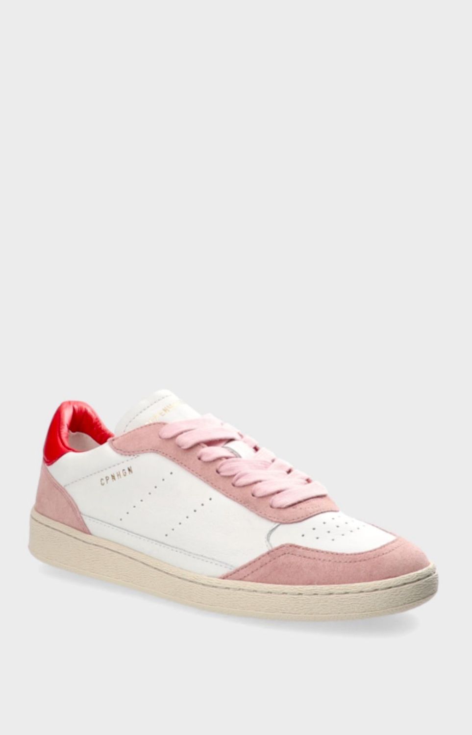Basket Copenhagen CPH255 leather mix White/pink powder