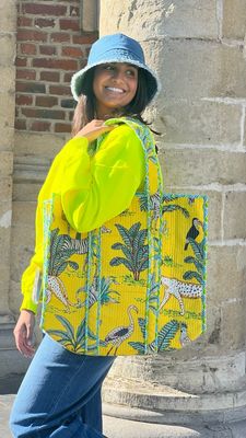 Sac jaune animaux