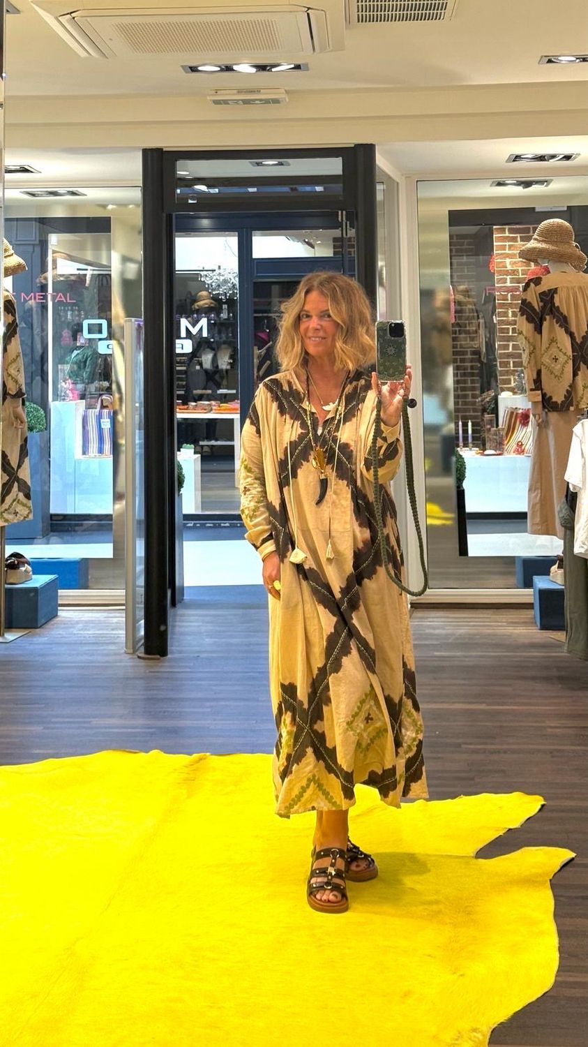 Robe tie&amp;dye v de vinter