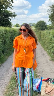 Chemise Roma orange