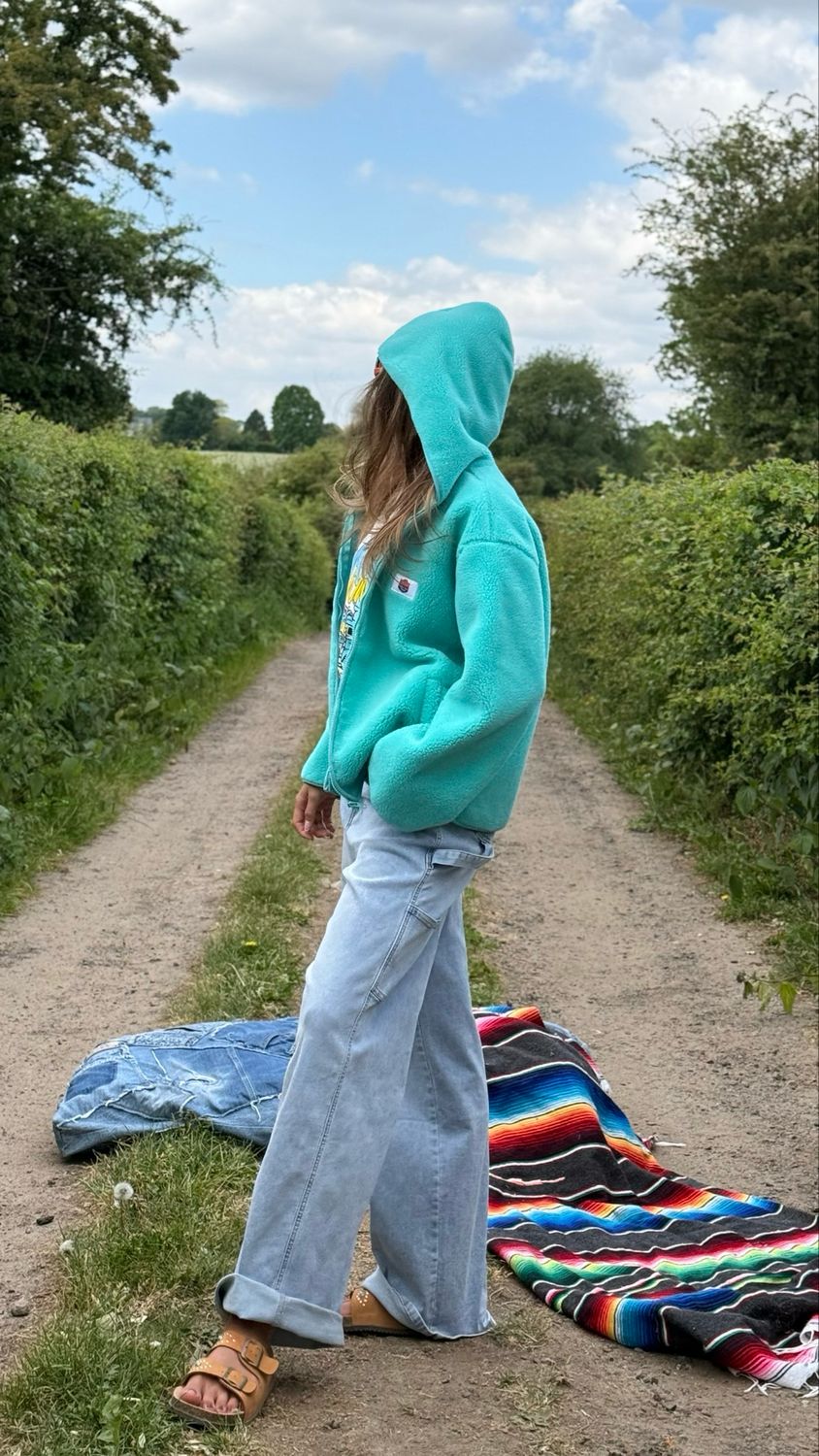 Veste Poupy turquoise