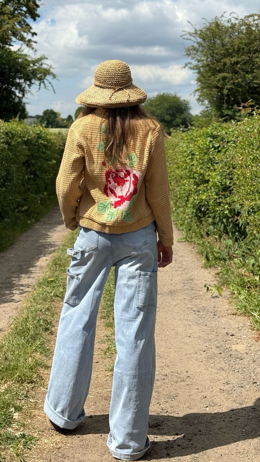 Veste Rose caramel