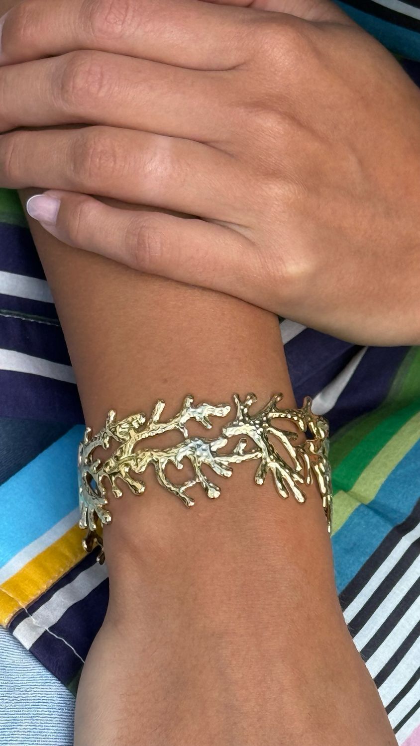 Bracelet corail réglable