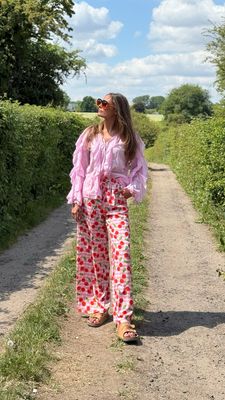 Chemise Roma rose