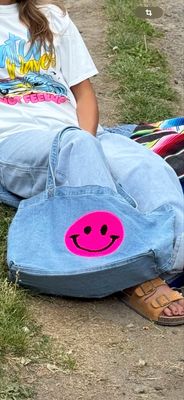 Sac smiley Fushia