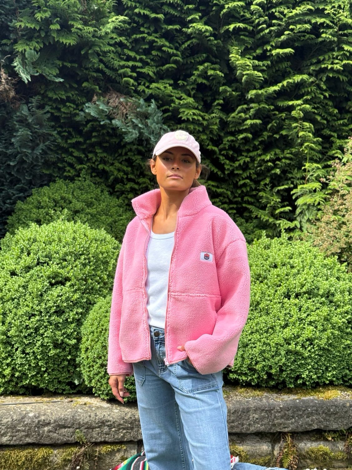 Veste polard Mila rose