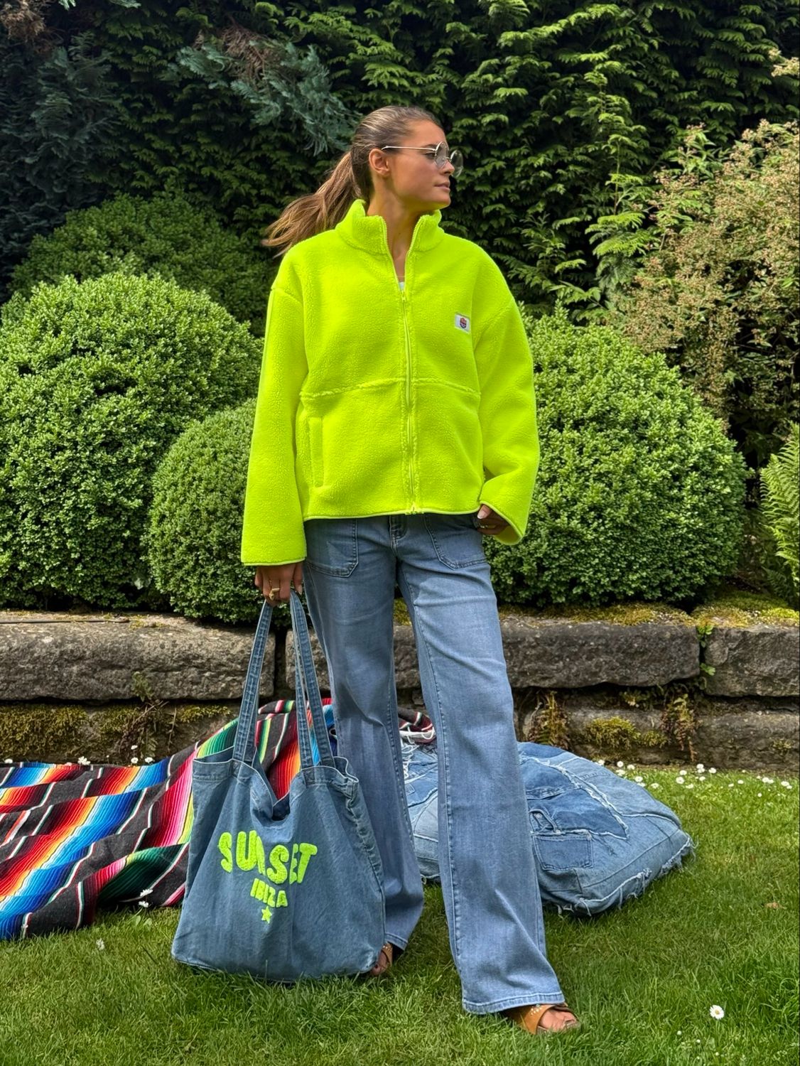Veste polard Mila fluo jaune