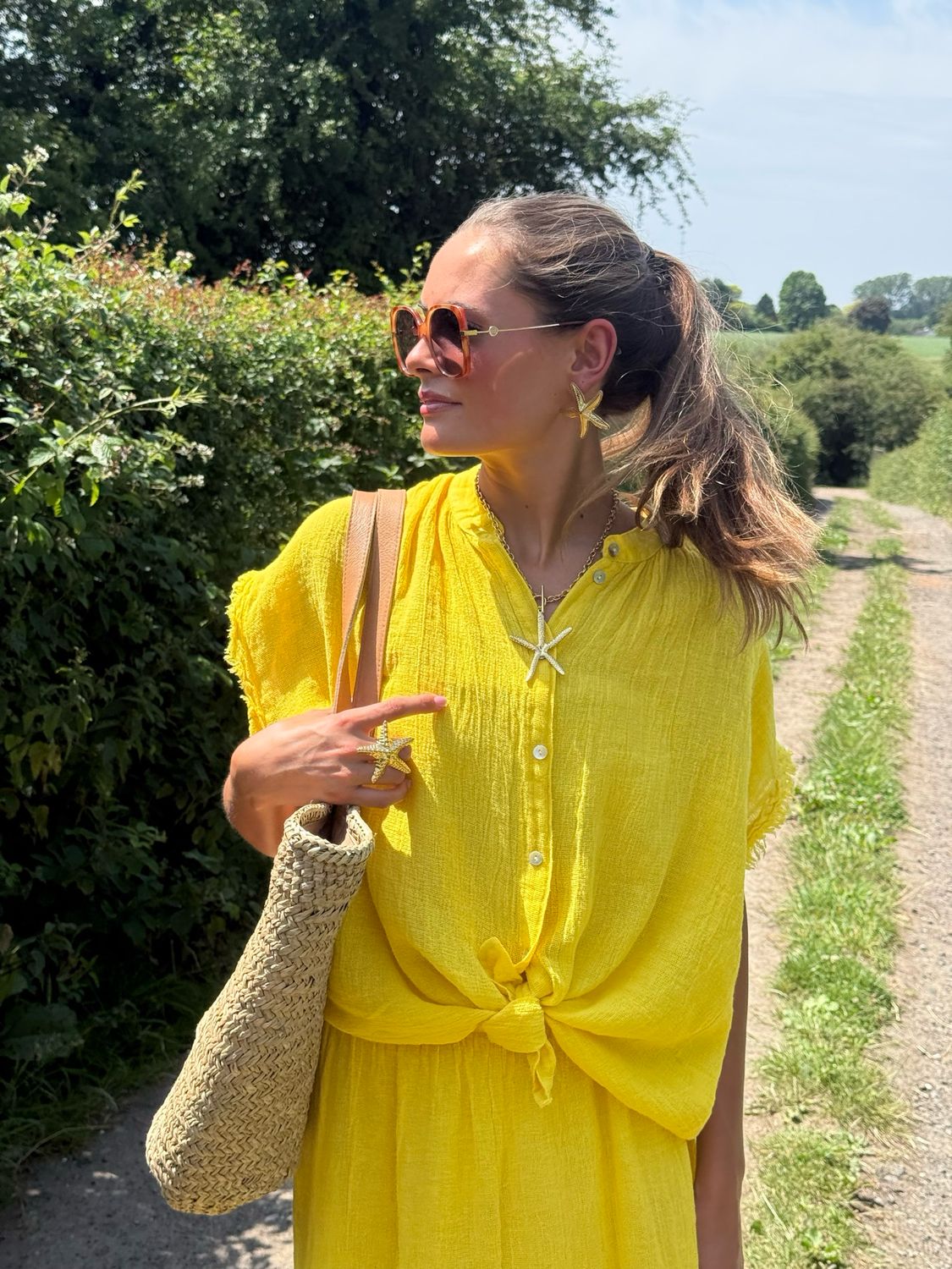 Chemise lola citron