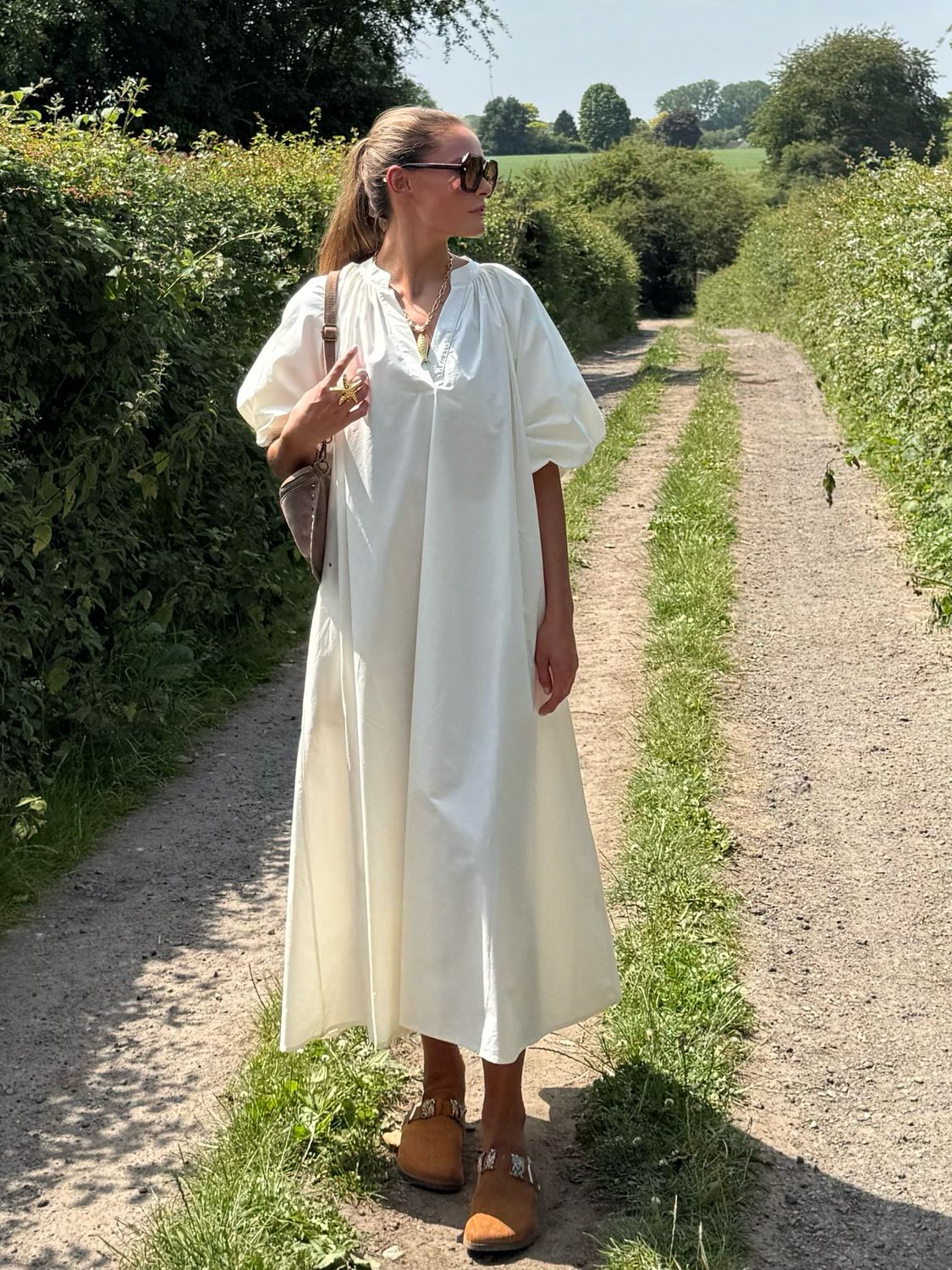 Robe Nora écru