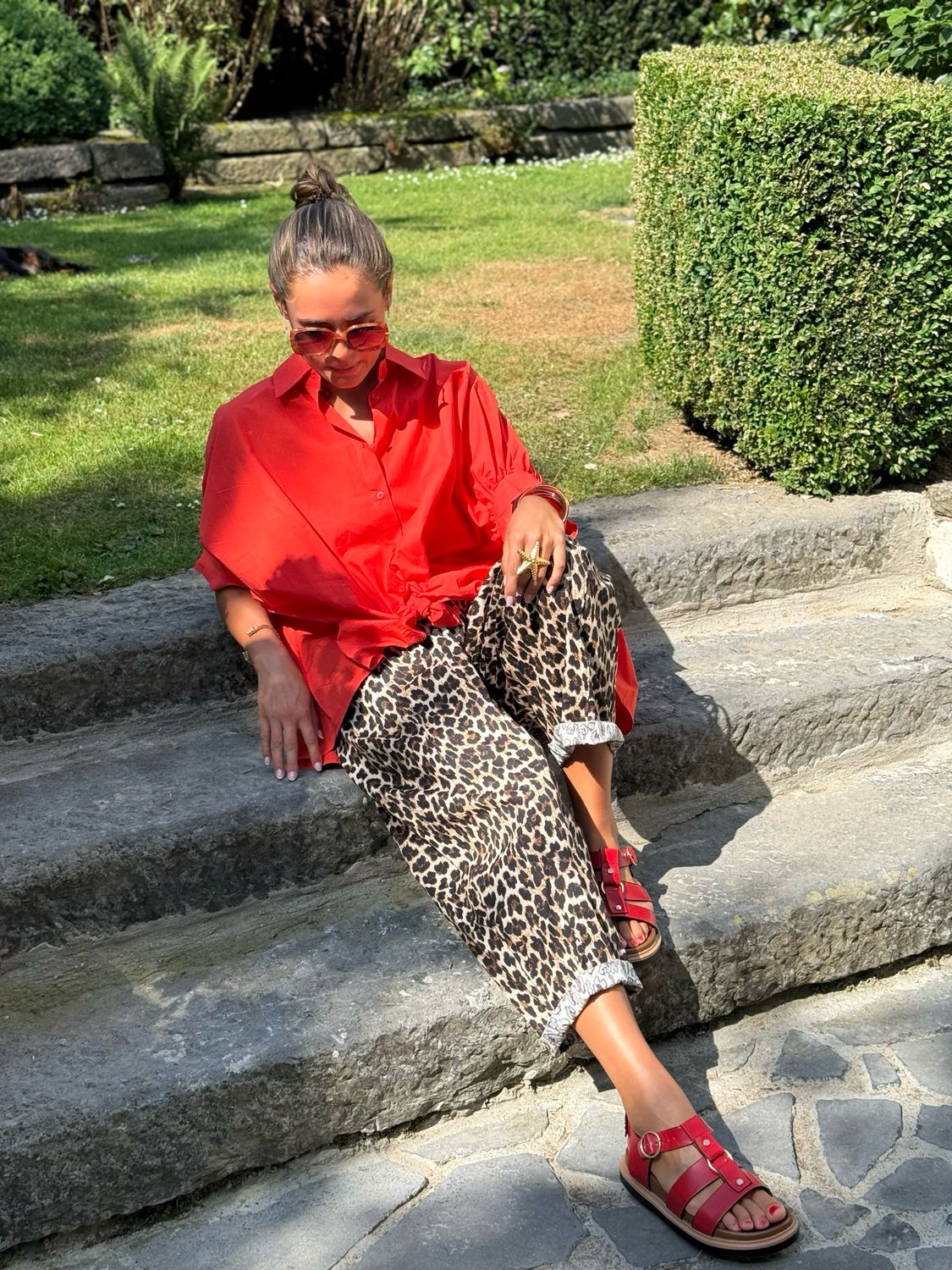 Chemise Roma rouge
