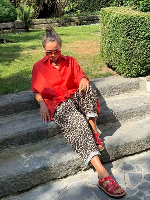 Chemise Roma rouge