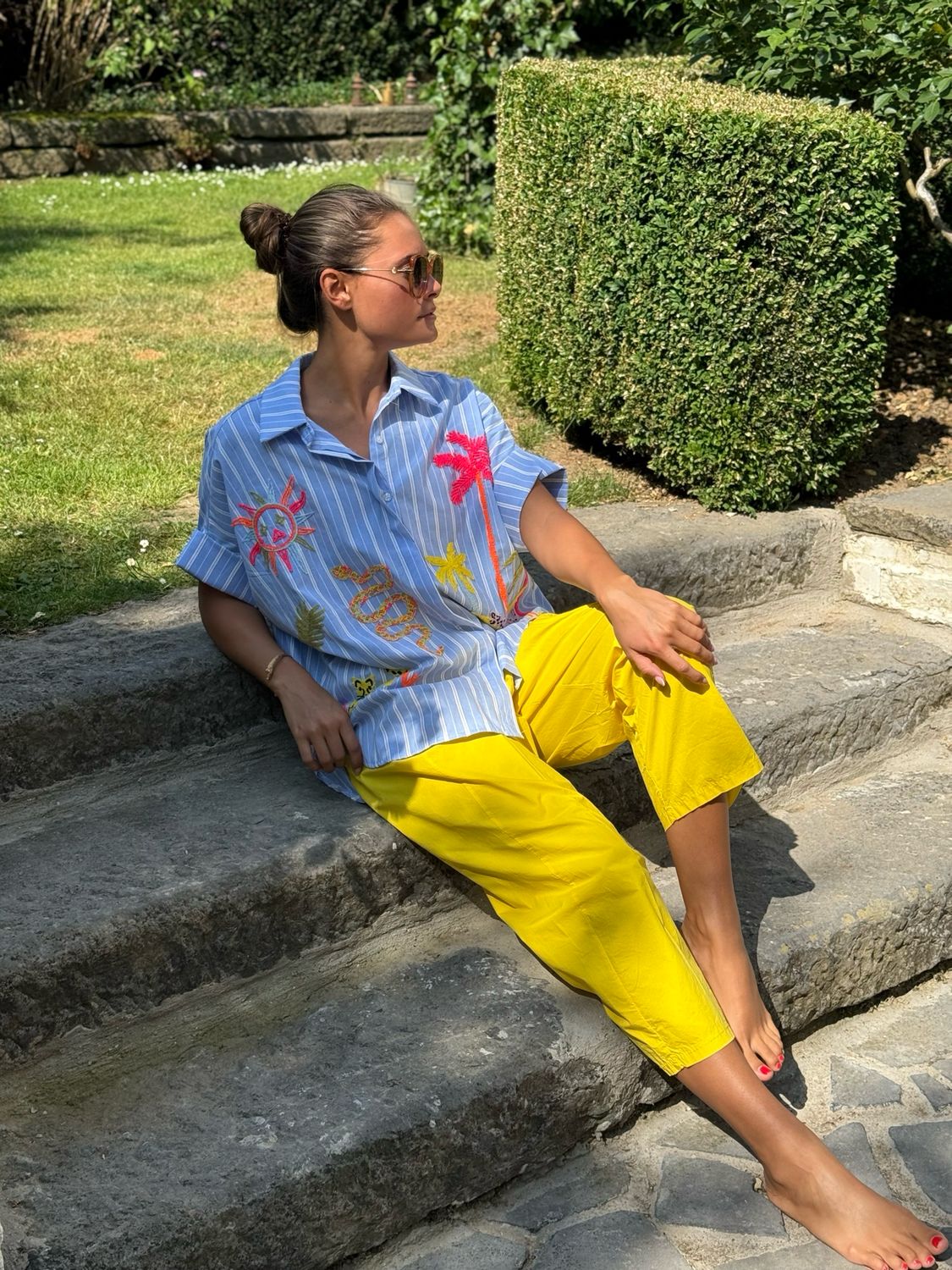Pantalon Sophie jaune
