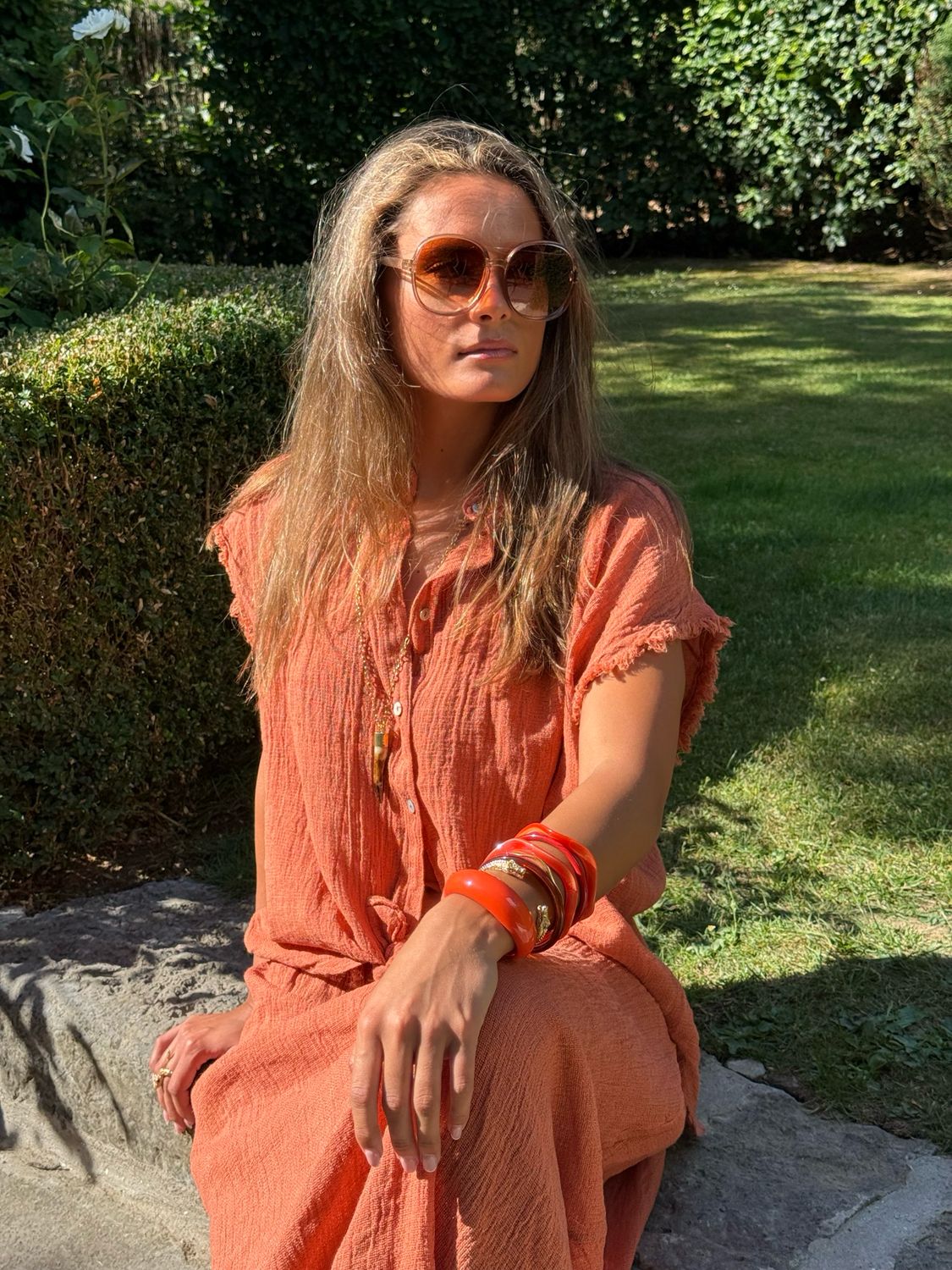 Ensemble lola Rouille